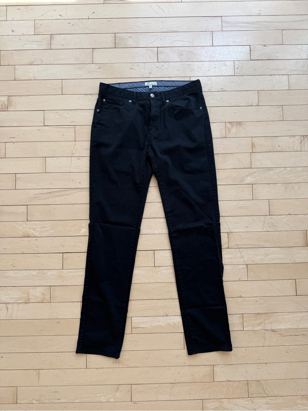 Peter Millar 5-Pocket Cotton Pants (32x32, Black)